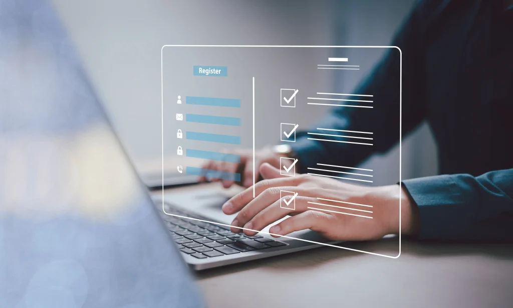Connexion espace client assurance avec formulaire numérique